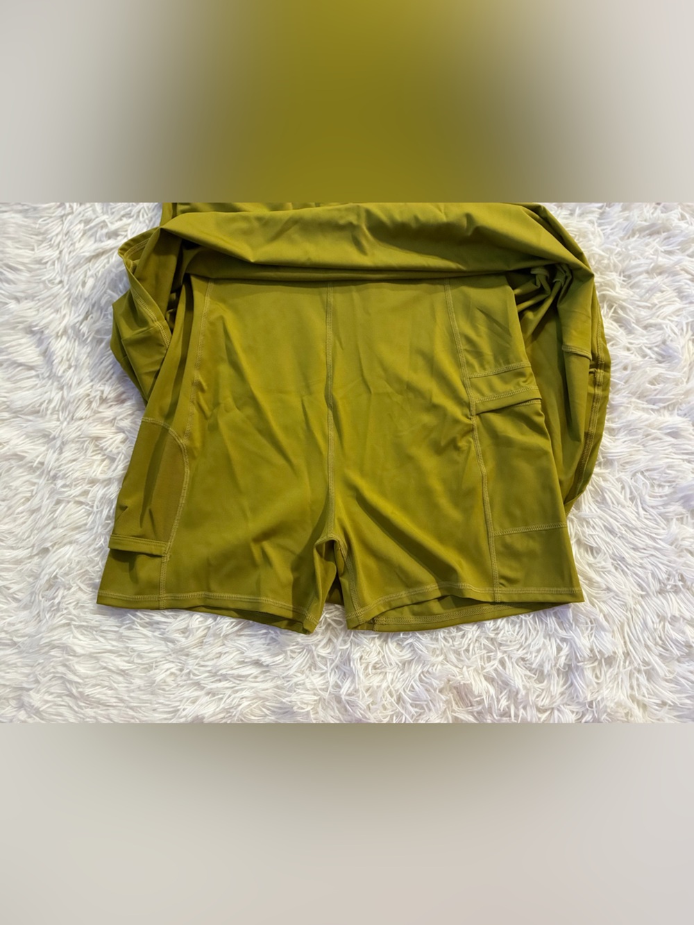 BuffBunny Athletic Athleisure Gym Tennis Pickleball Golf Dazed Dress Green L - Picture 4 of 12
